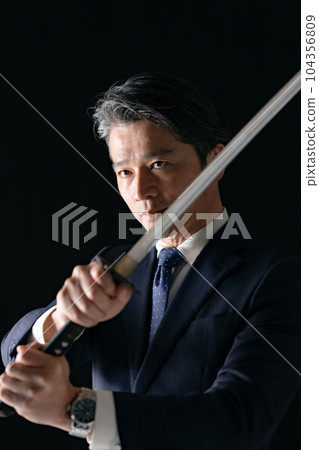 A man with a sword Businessman A man with a sword Businessman 104356809