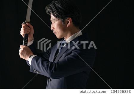 A man with a sword Businessman 104356828