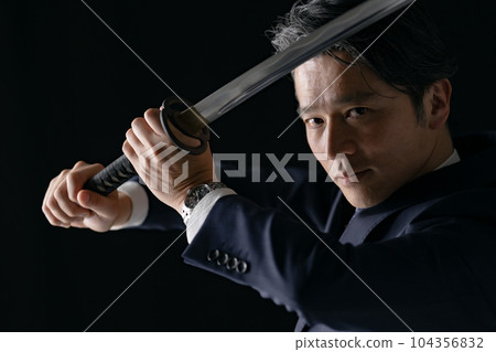 A man with a sword Businessman A man with a sword Businessman 104356832