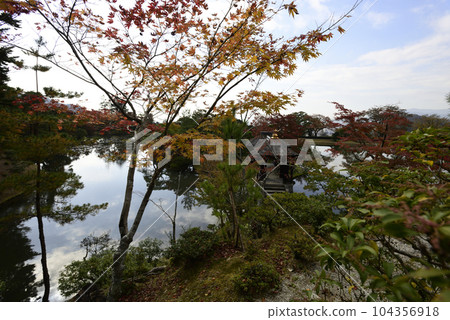 修學院離宮上離宮千歲橋紅陽 104356918