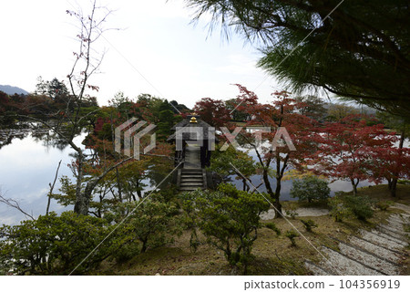 修學院離宮上離宮千歲橋紅陽 修學院離宮上離宮千歲橋紅陽 104356919