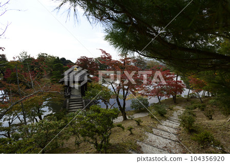 修學院離宮上離宮千歲橋紅陽 修學院離宮上離宮千歲橋紅陽 104356920