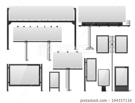 Billboard Advertising Set 104357116
