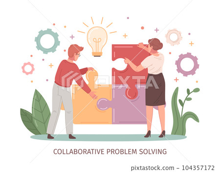 Conflict Resolution Flat - Stock Illustration [104357172] - PIXTA