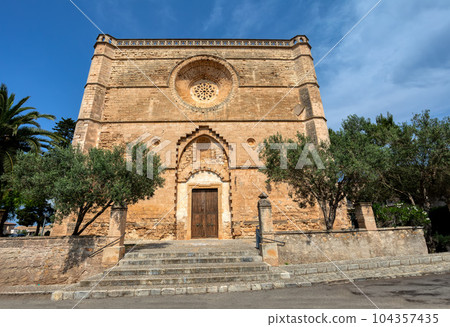 Church of Sant Pere, Petra. Mallorca. Balearic Islands Spain. Church of Sant Pere, Petra. Mallorca. Balearic Islands Spain. 104357435