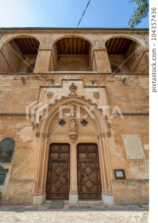 Church of Sant Pere, Petra. Mallorca. Balearic Islands Spain. Church of Sant Pere, Petra. Mallorca. Balearic Islands Spain. 104357436