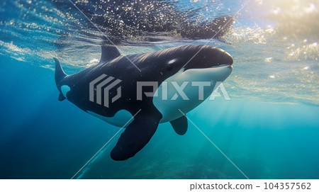 Killer Whale, orcinus orca Killer Whale, orcinus orca 104357562