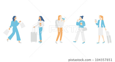 women enjoying travel women enjoying travel 104357851