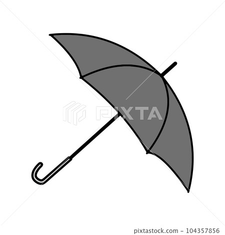 打開雨傘的簡單圖解 104357856