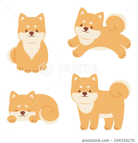 柴犬插圖集 104358270