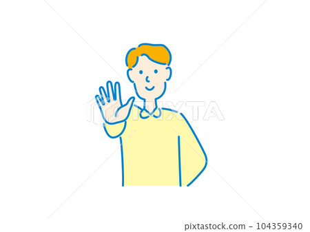 一個微笑著停下來的人 一個微笑著停下來的人 104359340