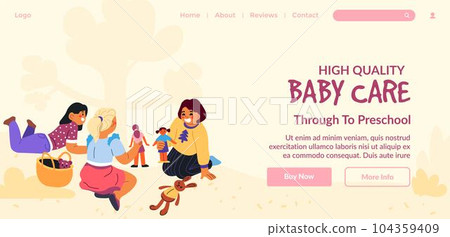 High quality baby care through to preschool web 104359409