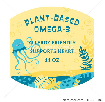 Allergy friendly supports heart, plant based omega 104359482