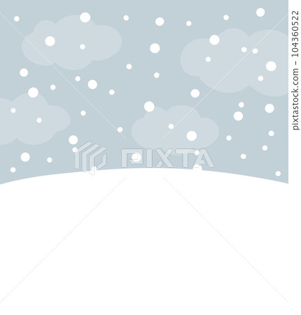 Snowy winter background material background Snowy winter background material background 104360522