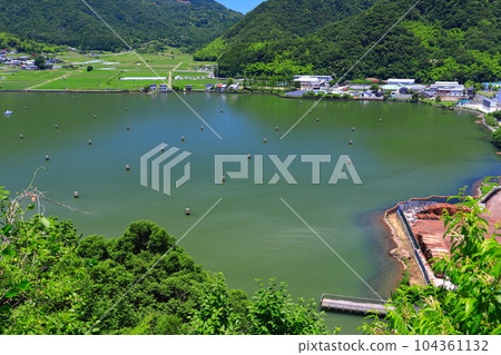 [Kyoto Prefecture] Hikiage Pier (Taira Pier) seen from Hikiage Memorial Park 104361132