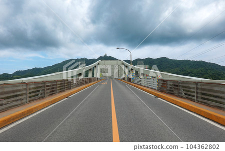 跨越堺海峽的堺水道大橋（鳥取縣境港市～島根縣松江市） 104362802