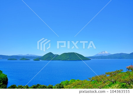 北海道洞爺湖風光 104363555