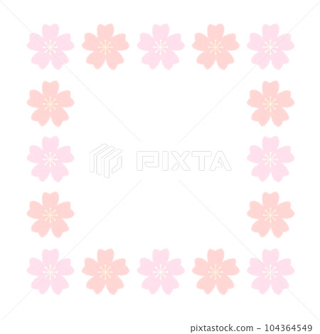 pale pastel pink cherry blossom frame pale pastel pink cherry blossom frame 104364549