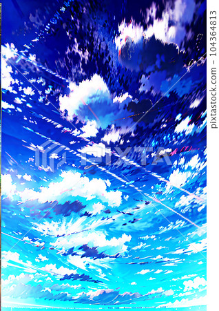 [AI圖像] 藍天白雲，圖像 104364813