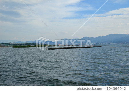 琵琶湖的景觀 104364942
