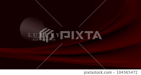 An elegant dark red background with smooth material waves An elegant dark red background with smooth material waves 104365472