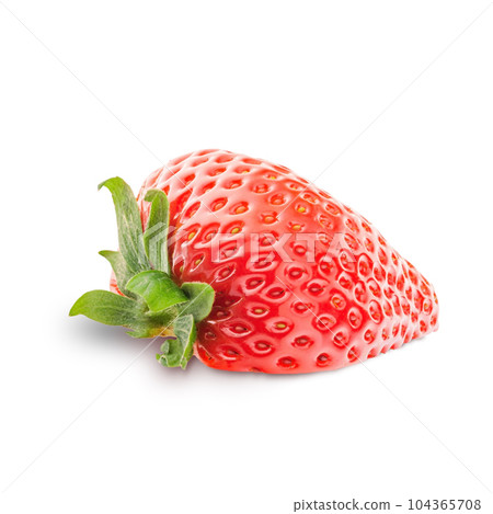 Strawberry isolated on white background 104365708