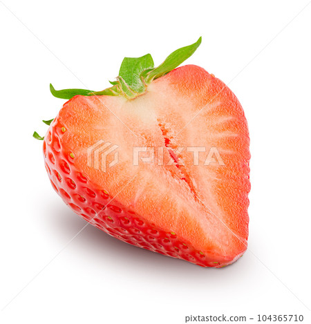 Strawberry isolated on white background 104365710