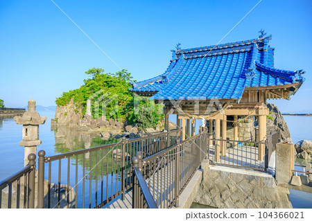 初夏的水島龍神社 熊本縣八代市 104366021