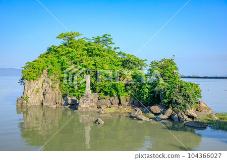 初夏的水島龍神社 熊本縣八代市 104366027