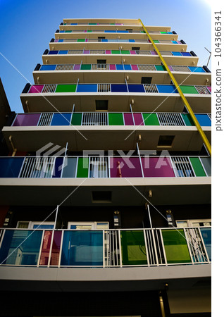 Colorful building Colorful building 104366341
