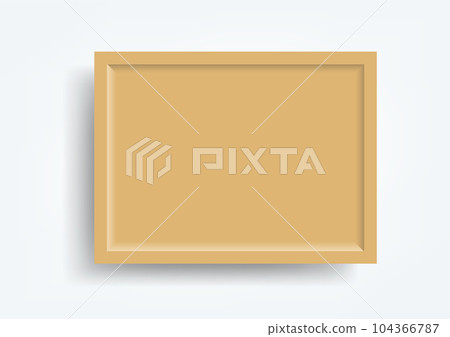 wooden frame board banner with shadow wooden frame board banner with shadow 104366787