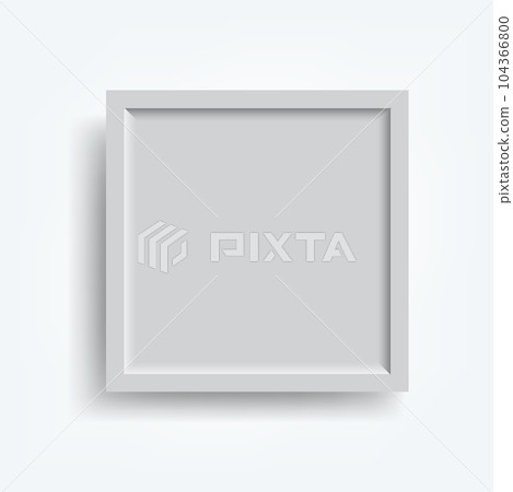 gray frame board banner with shadow 104366800