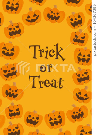 萬聖節設計/傑克南瓜燈明信片 104367399