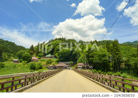 初夏的小谷村【中谷橋】 初夏的小谷村【中谷橋】 104368650