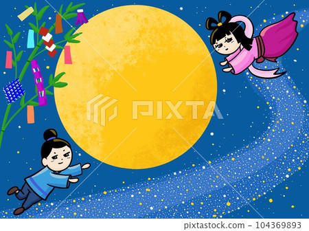 The Milky Way and Orihime and Planet 104369893