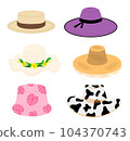 Summer hats 104370743