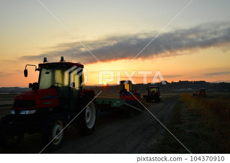 Morning Mist and Echigo Plain (Niigata Prefecture) Morning Mist and Echigo Plain (Niigata Prefecture) 104370910
