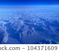 Scenery seen when flying over the North Pole 104371609