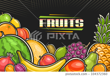 Vector illustration of Fruits Vector illustration of Fruits 104372360