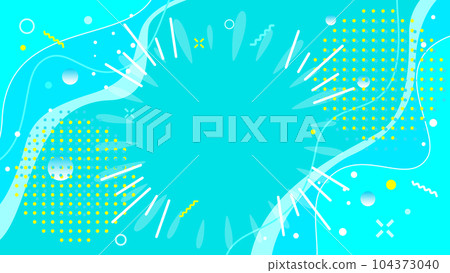Pop summer sale design, image illustration of summer bursting with carbonation. Light blue vector background material Pop summer sale design, image illustration of summer bursting with carbonation. Light blue vector background material 104373040