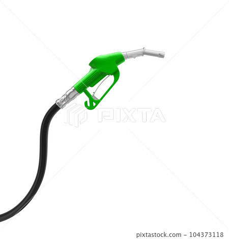 petrol pump isolated on white 104373118