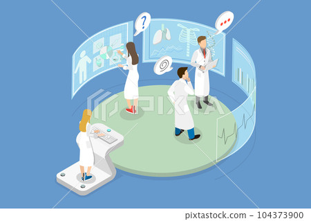 3D Isometric Flat Vector Conceptual Illustration of Interactive Laboratory 3D Isometric Flat Vector Conceptual Illustration of Interactive Laboratory 104373900