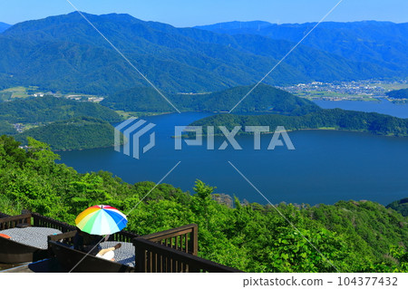 [Fukui Prefecture] View from Mikatagoko Rainbow Line Summit Park 104377432