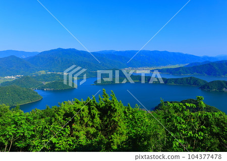 [Fukui Prefecture] View from Mikatagoko Rainbow Line Summit Park 104377478