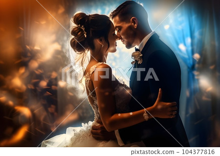 Bride and groom 16 AI-generated image 104377816