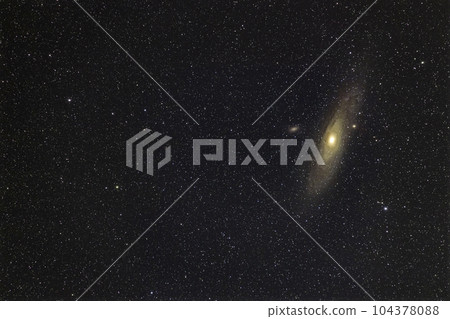 Autumn Starry Sky Andromeda Galaxy 104378088