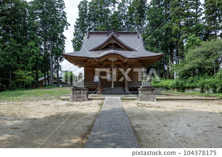 與武田氏有淵源的沼尾神社的本宮【茨城縣】 104378175