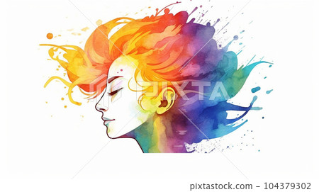 LGBT：以人物為主題的水彩畫 104379302