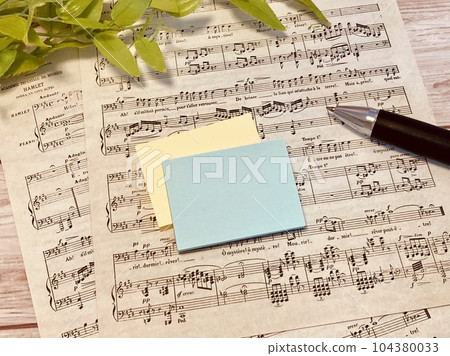 Music, sheet music, music (with copy space) Music, sheet music, music (with copy space) 104380033