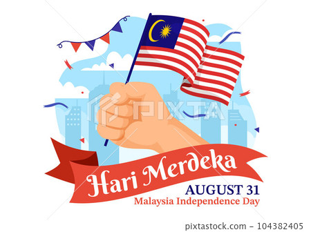 Malaysia Independence Day Vector Illustration on 31 August with Waving Flag in National Holiday Flat Cartoon Hand Drawn Background Templates Malaysia Independence Day Vector Illustration on 31 August with Waving Flag in National Holiday Flat Cartoon Hand Drawn Background Templates 104382405